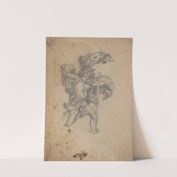 Studie efter Dürer- Den Hellige Christoforus I (1910) by Jens Adolf Jerichau