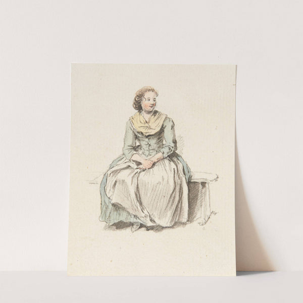 Studie einer Frau in Tracht by Johann Ludwig Aberli