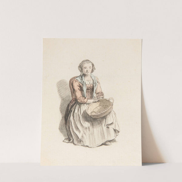 Studie einer Frau in Tracht by Johann Ludwig Aberli