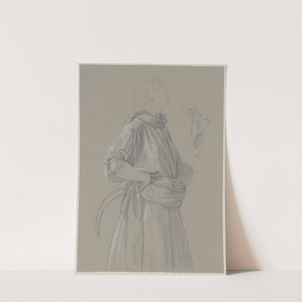 Studie einer Schnitterin mit Sichel by Jakob Becker