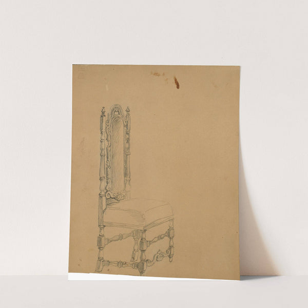 Studie einer Sessellehne by Johann Peter Krafft