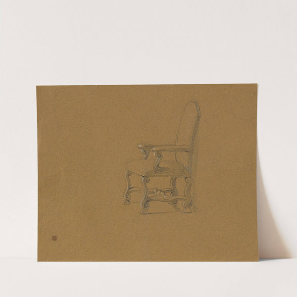 Studie eines Armstuhles by Johann Peter Krafft