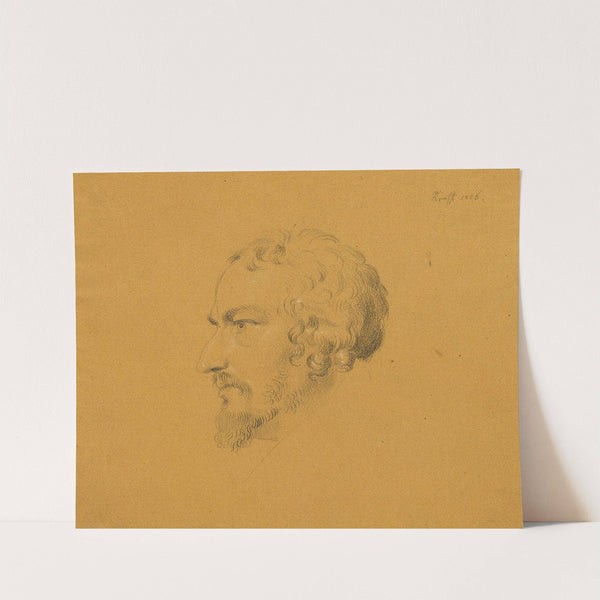 Studie eines bärtigen Mannes by Johann Peter Krafft