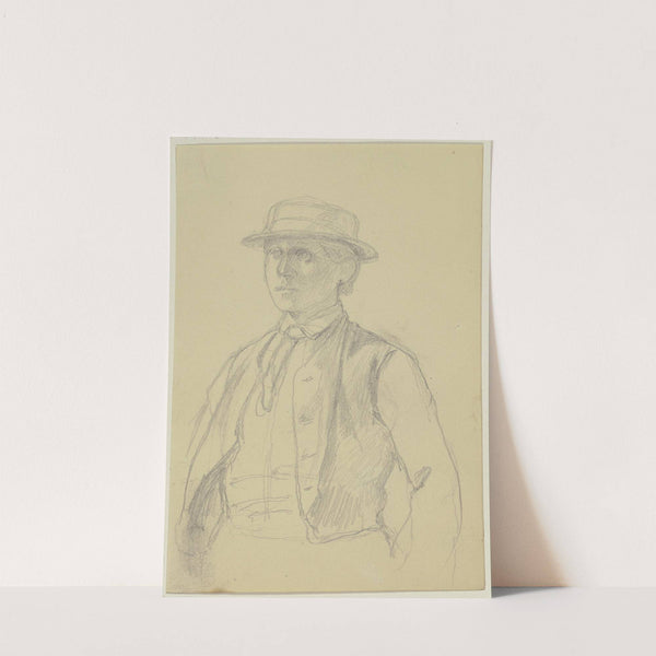 Studie eines Bauernburschen by Jakob Becker