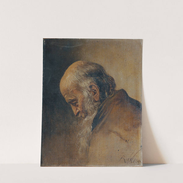 Studie eines Greises (1865) by Carl Rahl