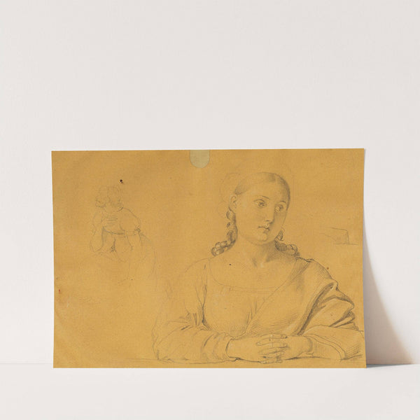 Studie eines Mädchens by Johann Peter Krafft