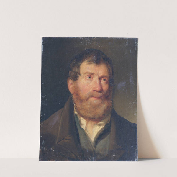 Studie eines Männerkopfes by Joseph Hasslwander