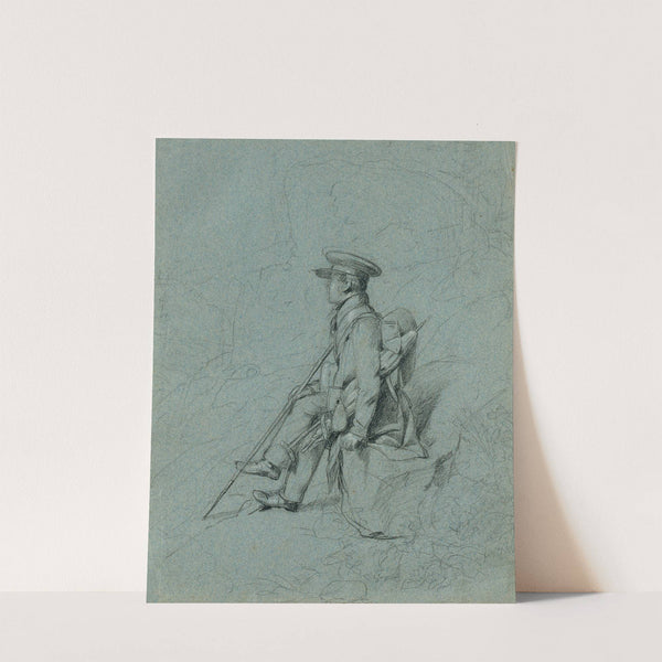 Studie eines rastenden Malers by Johann Peter Krafft