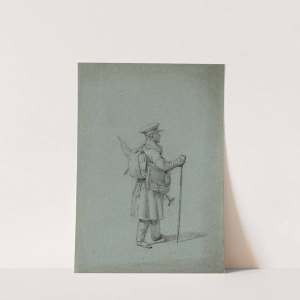 Studie eines reisenden Malers by Johann Peter Krafft
