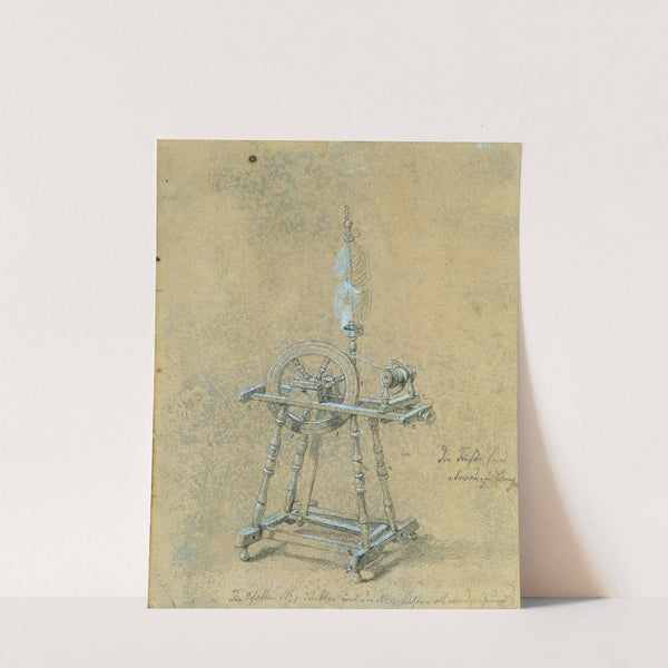 Studie eines Spinnrockens by Johann Peter Krafft