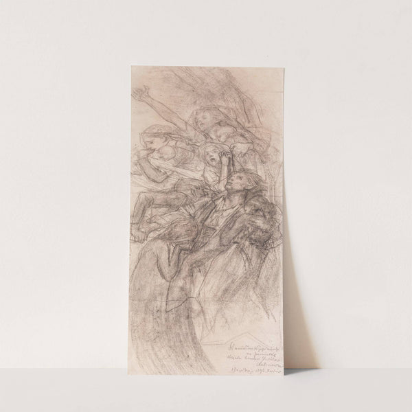 Studie für ein Glasfenster by Stanisław Wyspiański