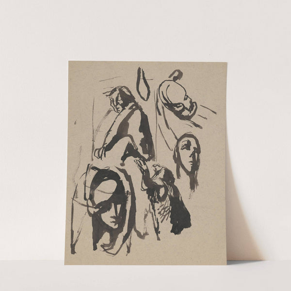 Štúdie hláv by Ján Novák