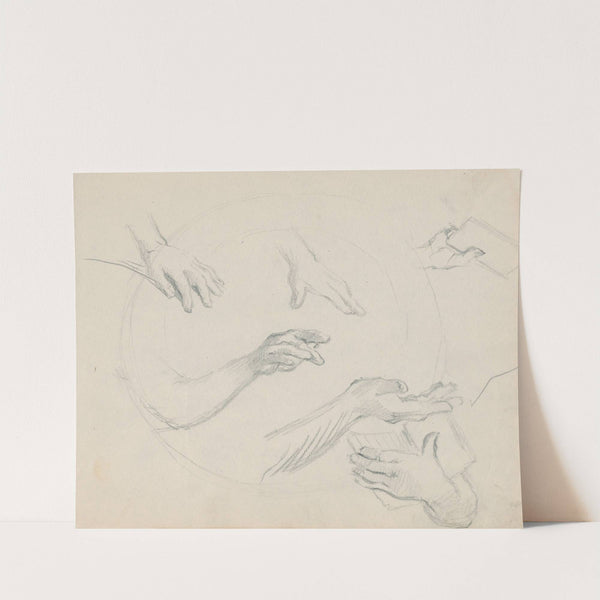 Štúdie rúk by Gustáv Mallý