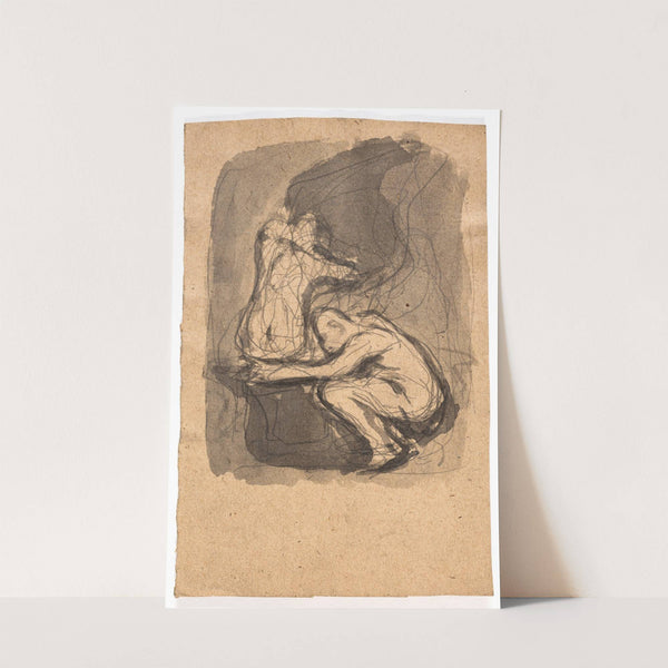 Studie til Dædalus og Ikarus by Oluf Hartmann