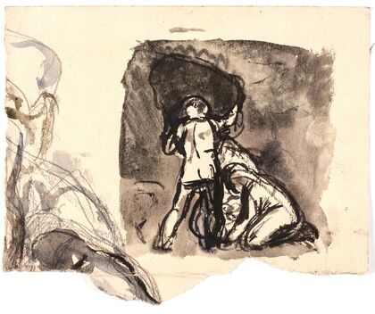 Studie til Dædalus og Ikarus