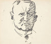 Studie til et portræt af professor, drmed Carl Lorentzen 1860-1932