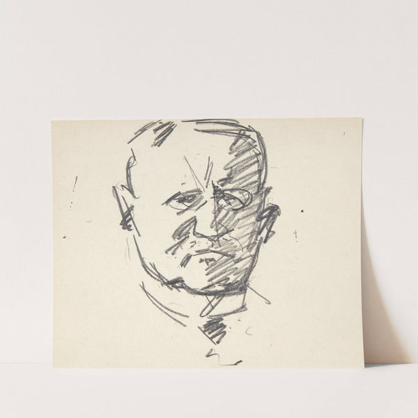 Studie til et portræt af professor, drmed Carl Lorentzen 1860-1932 by Edvard Weie