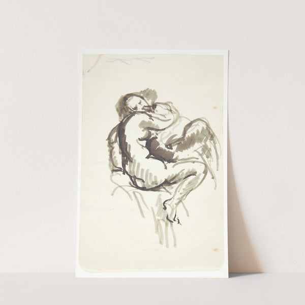 Studie til Leda med svanen by Kai Nielsen