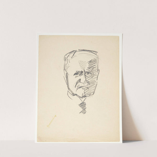 Studie til portræt af drmed Carl Lorentzen 1860-1932 by Edvard Weie