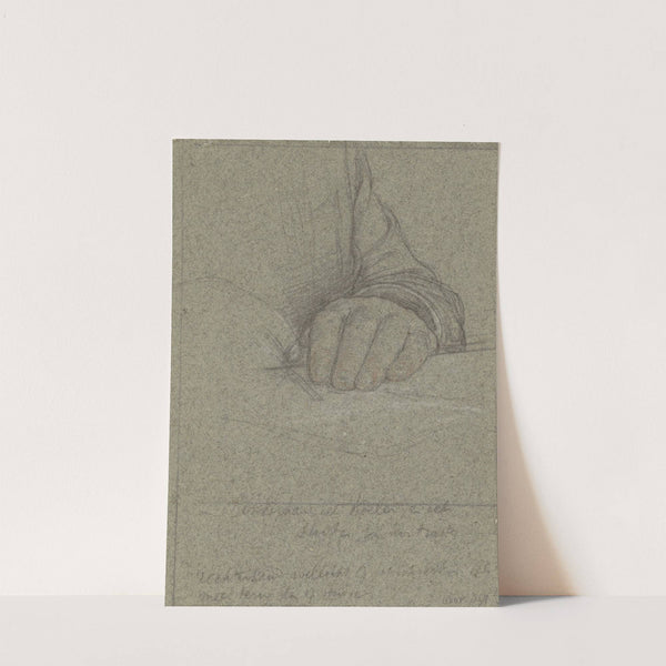 Studie van de rechterhand van Geheimrat M. Kempner by Jan Veth