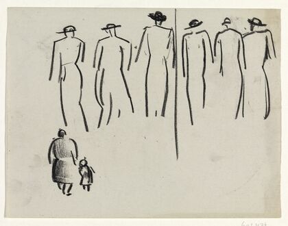 Studie van diverse figuren