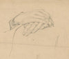 Studie van handen voor het (onvoltooide) olieverfschilderij van de Nederlandse rechtbank in Londen, juni 1942