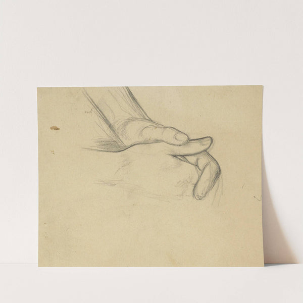 Studie van twee gevouwen handen by Jan Veth