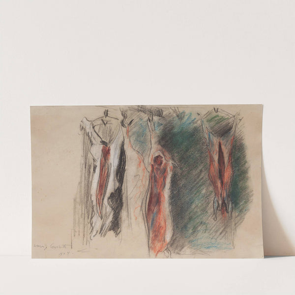 Studie vyvržených vepřů (1904) by Lovis Corinth