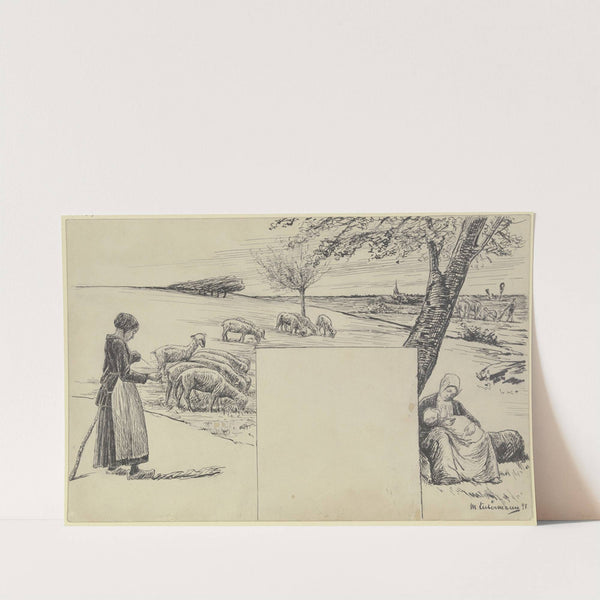 Studie zu dem Wandgemälde; Sommer (1898) by Max Liebermann