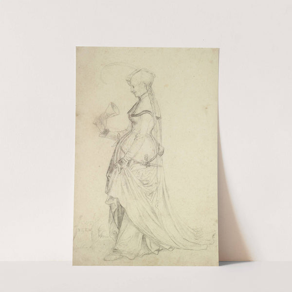 Studie zu einer Törichten Jungfrau by Niklaus Manuel