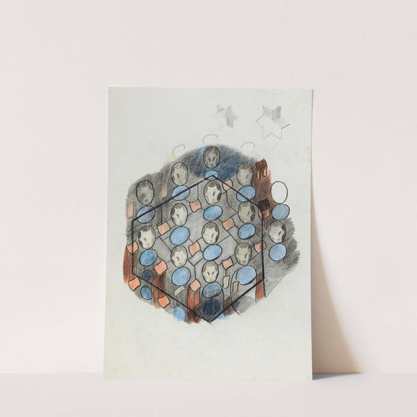 Studie zu Glasgemälde by Otto Meyer-Amden