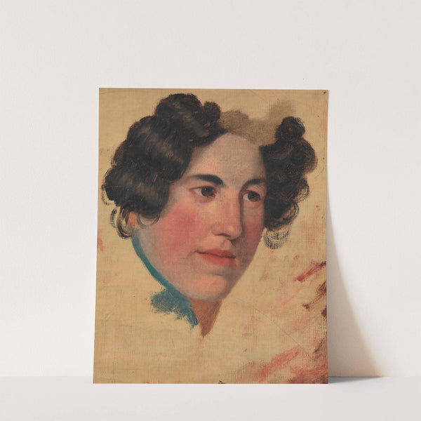 Studie zu weiblichem Bildnis by Anonymous