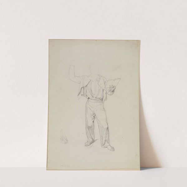 Studie zum 'Improvisator' by Friedrich Mosbrugger
