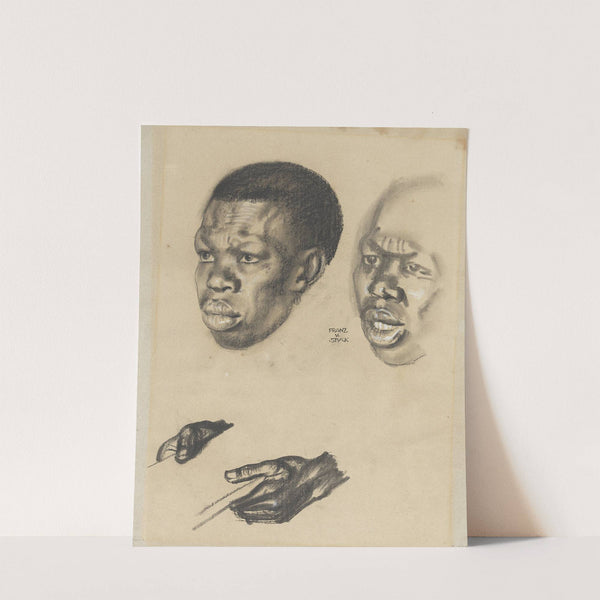 Studie zum Kopf der Dienerin für ‘Salome’ (1906) by Franz von Stuck