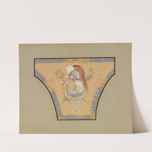 Studie zur Innendekoration des Landesgewerbemuseums in Stuttgart (1892-1893) by Ferdinand Keller