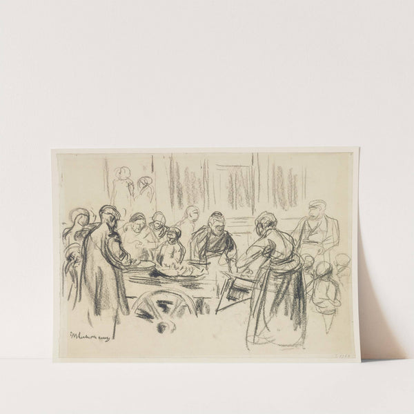 Studie zur Judengasse Amsterdam (1908) by Max Liebermann