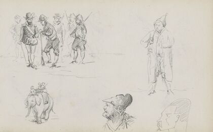 Studieblad, onder andere met militairen