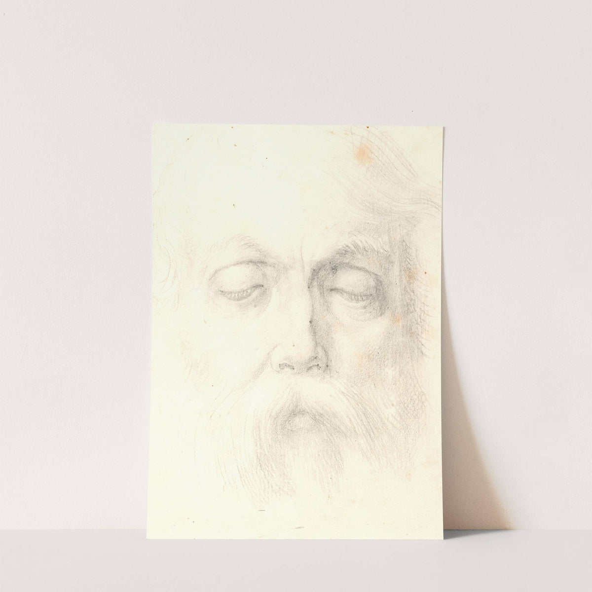 Studiehoved af Ossian by Christian Gottlieb Kratzenstein-Stub