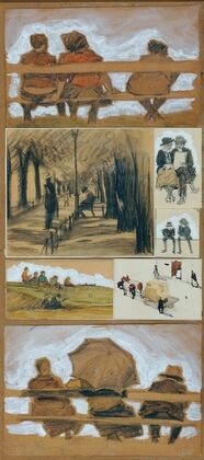 Studien aus dem Park (7 Skizzen)