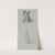Studienblatt; Kniende weibliche Gewandfigur by Jakob Becker