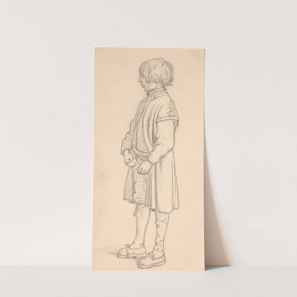 Studier af en stående svensk dreng by Wilhelm Marstrand