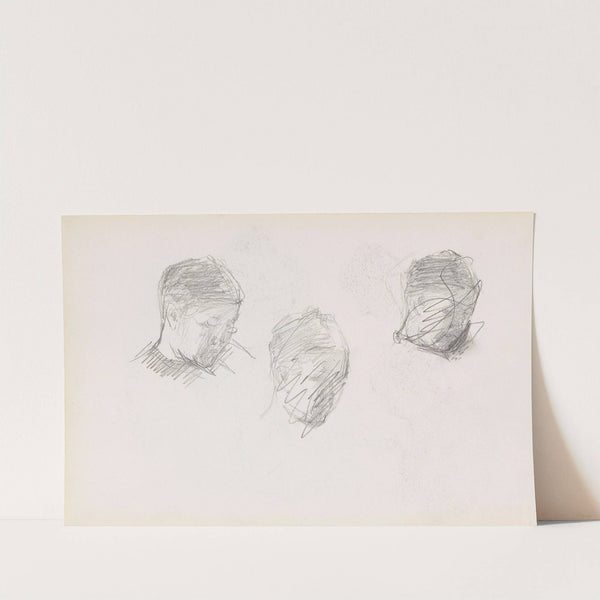 Studier av et hode by Signe Scheel