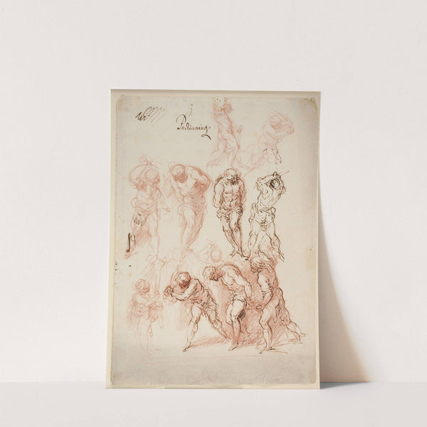 Studier til en Flagellation by Jacopo Palma il Giovane