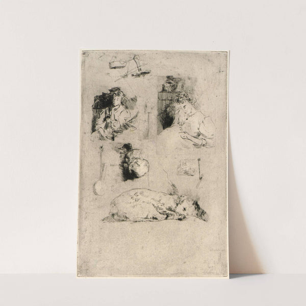 Studies (ca. 1887-1893) by Julian Alden Weir