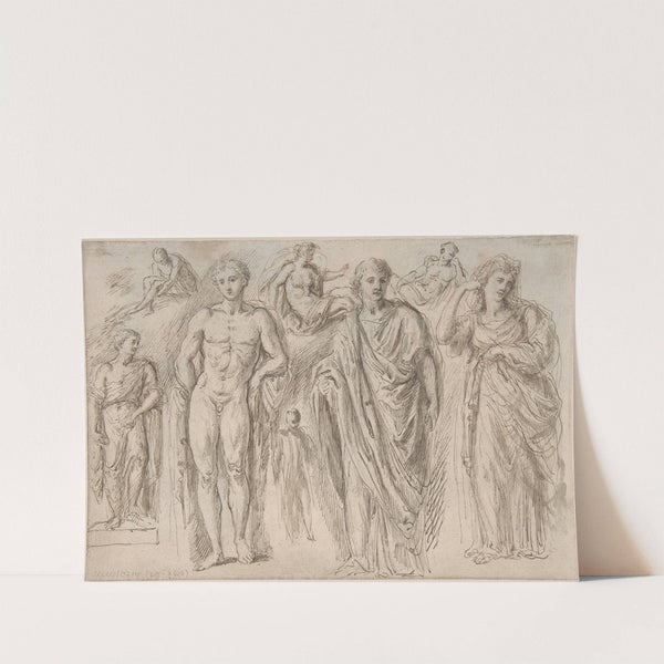Studies after Antique Sculpture (mid-18th–early 19th century) by Bartholomaeus Ignaz Weiss