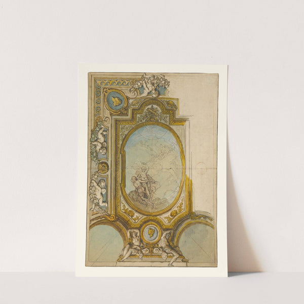 Studies for a Ceiling Decoration (1680) by Charles De La Fosse