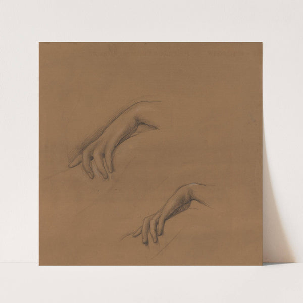 Studies for a Hand in The Godhead Fires by Sir Edward Coley Burne-Jones