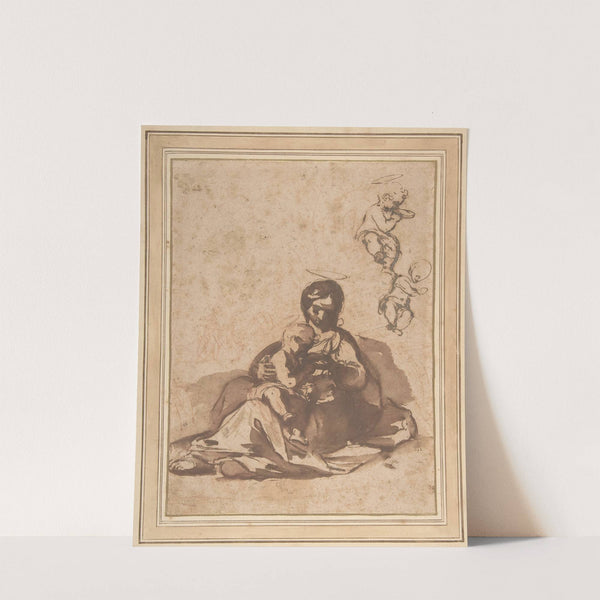 Studies for a Rest on the Flight into Egypt by Rutilio Manetti