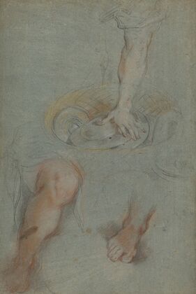 Studies for a Servant in ‘The Last Supper’