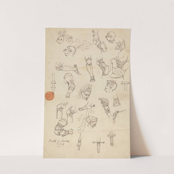 Studies for Armour by Robert Smirke